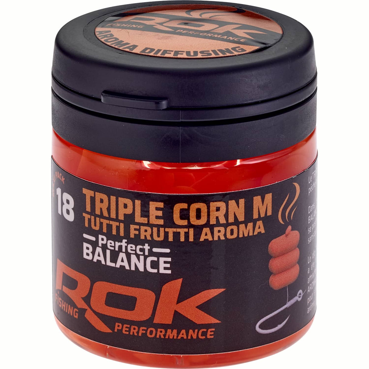 Triple Corn Rok Fishing Perfect Balance Tutti Frutti Orange