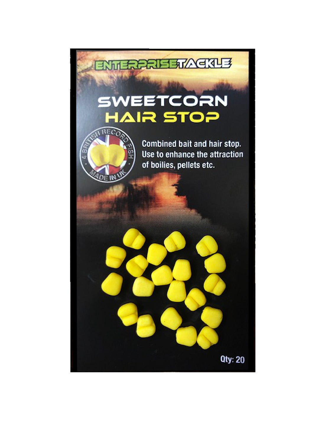 Corn Hair Stops Enterprise Yellow