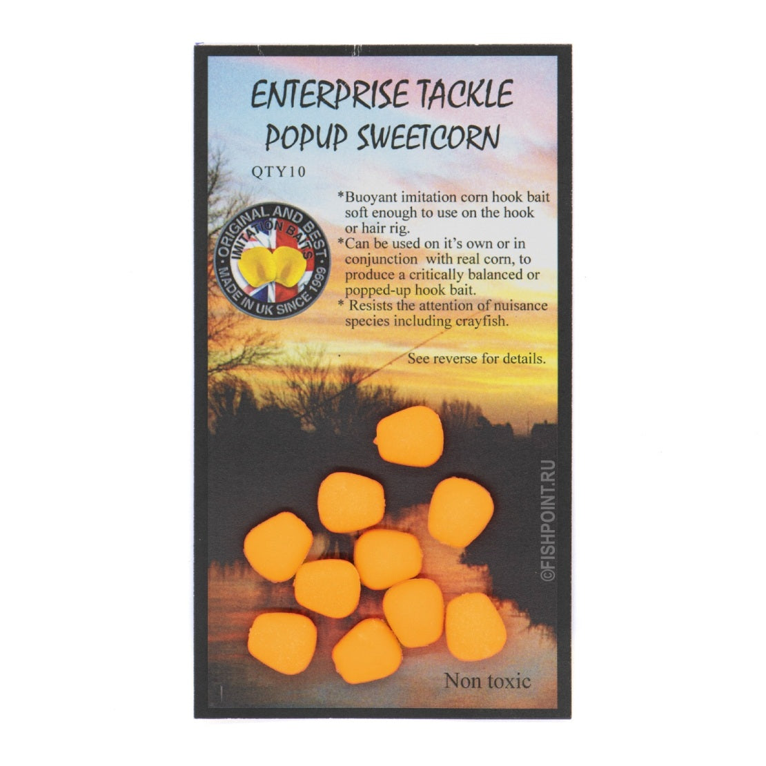 Floating corn Enterprise Pop Up Sweetcorn Tutti Frutty Orange