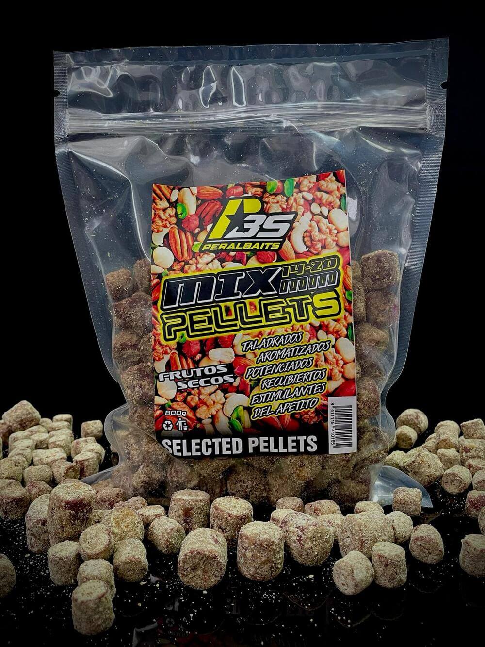 Mix Pellets Peralbaits Nuts 14-20 mm