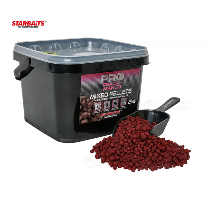 Mix Pellets Starbaits Probiotic Peach Mango