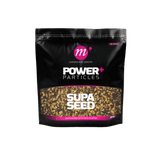 Mix Semilla Mainline Power+ Supa Seed 2 kg for carpfishing, featuring a rich blend of hemp, wheat, and activated with Multi-Slim.