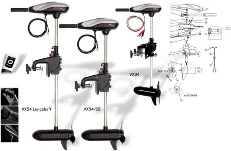 Electric motor Rhino VX 54 Long Shaft Electric Outboard Motor