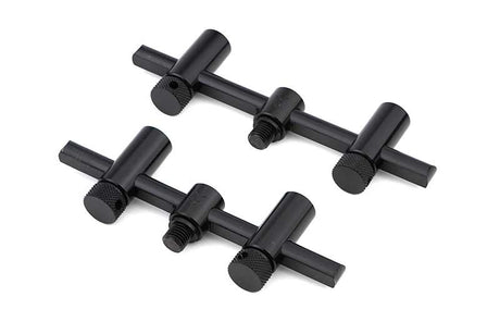 Pack 2 Buzz bars Fox Black Label 2 Rods adjustable 11 - 12.5 cm