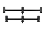 Pack 2 Buzz bars Fox Black Label 3 Rods adjustable 22 - 25 cm