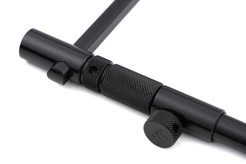 Pack 2 Buzz bars Fox Black Label 3 Rods adjustable 22 - 25 cm