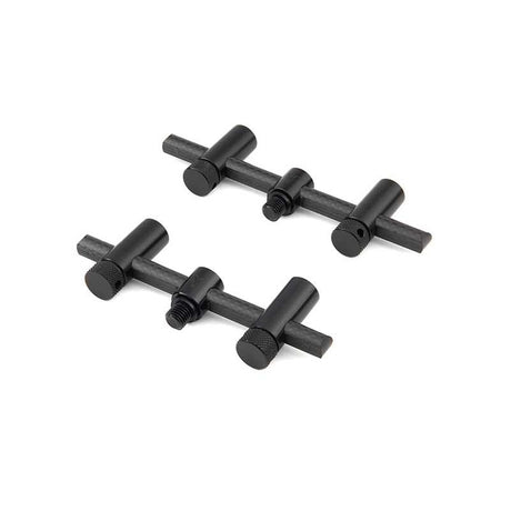 Pack 2 Buzz bars adjustable Fox Black Label Carbon 2 Rods 11 - 12.5 cm