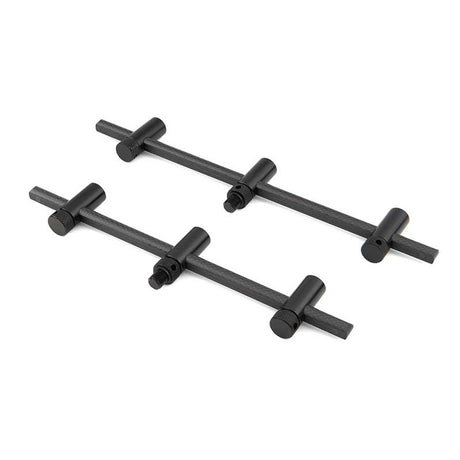 Pack 2 Buzz bars adjustable Fox Black Label Carbon 3 Rods 22 - 25 cm