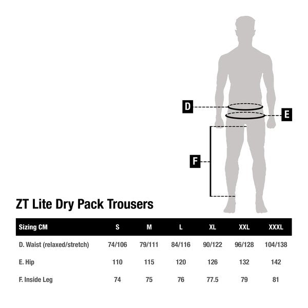Waterproof Pants Nash ZT Lite Dry Pack