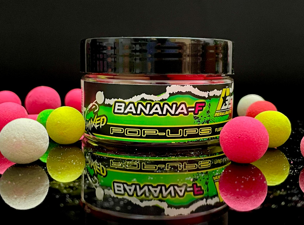 Pop ups Peralbaits Banana Strawberry