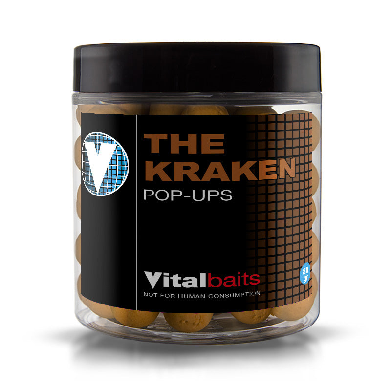 Pop ups Vitalbaits The Kraken Natural 18 mm