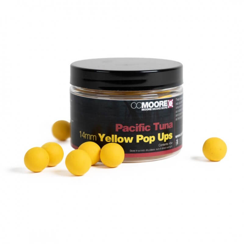 Pop ups Ccmoore Pacific Tuna Yellow 14 mm