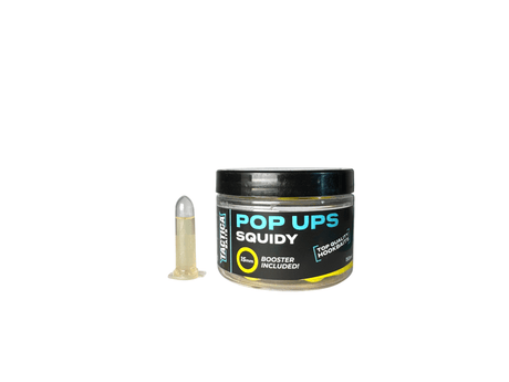 Pop ups Tactica Baits Squidy Fluor Yellow 15 mm
