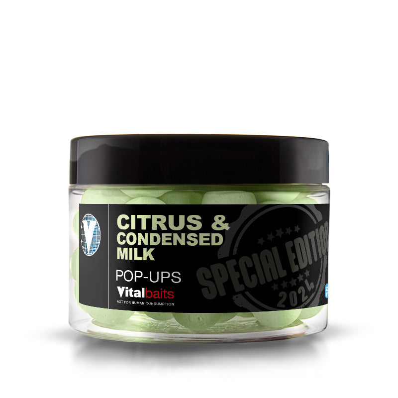 Pop ups Vitalbaits Citrus & Cond. Milk Green 14 mm