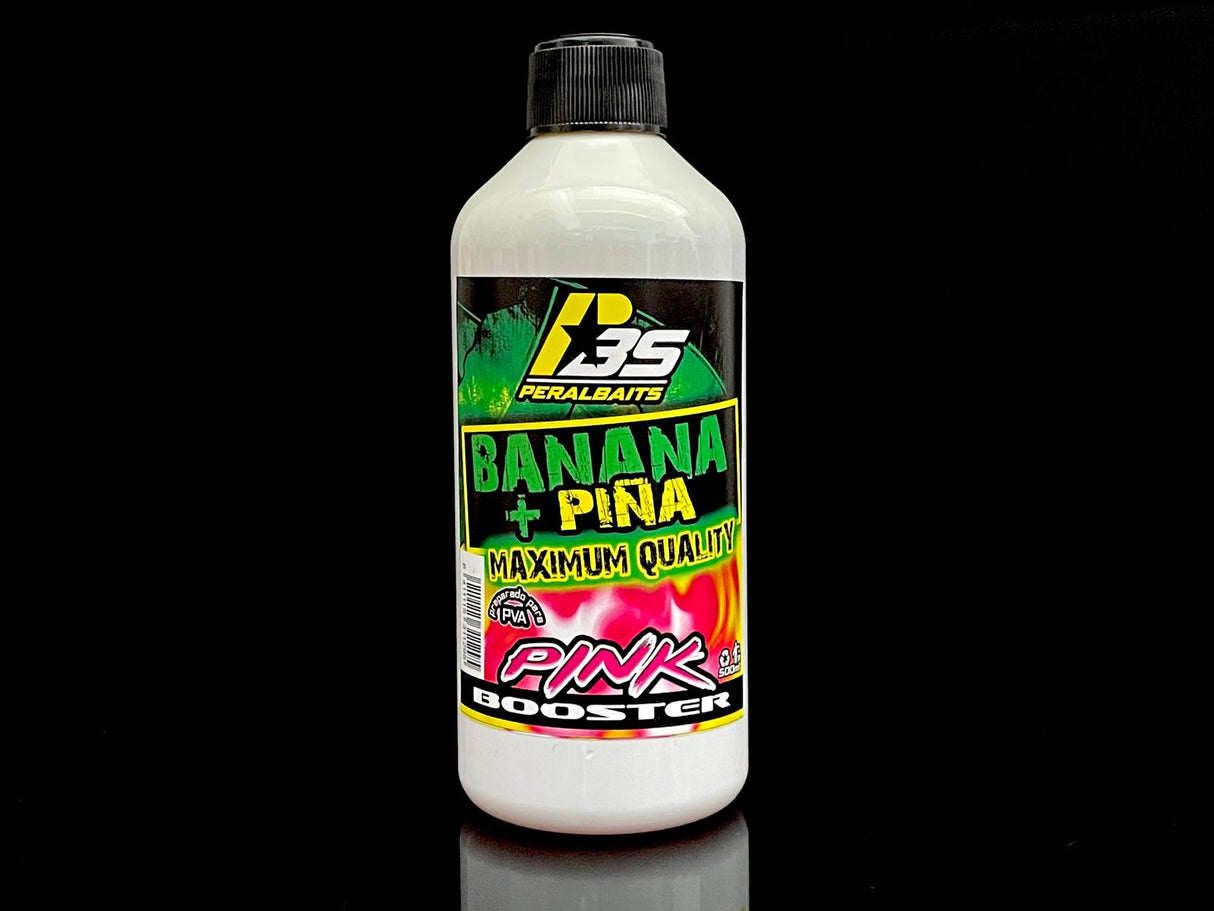 Soaking Booster Pink Peralbaits Banana Pineapple 500 ml