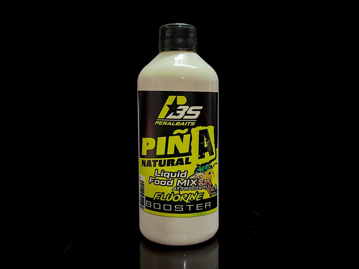 Soaking Booster Fluorine Peralbaits Natural Pineapple 500 ml