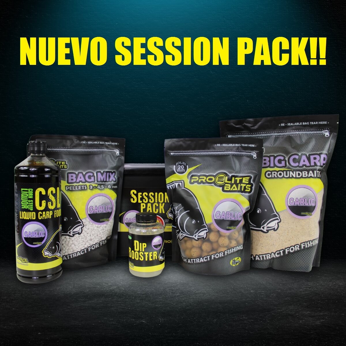 Session Pack Pro Elite Baits Garlic