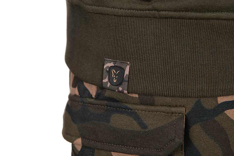 Sweatshirt Fox LW Khaki and Camo hooded zip-up sweatshirt