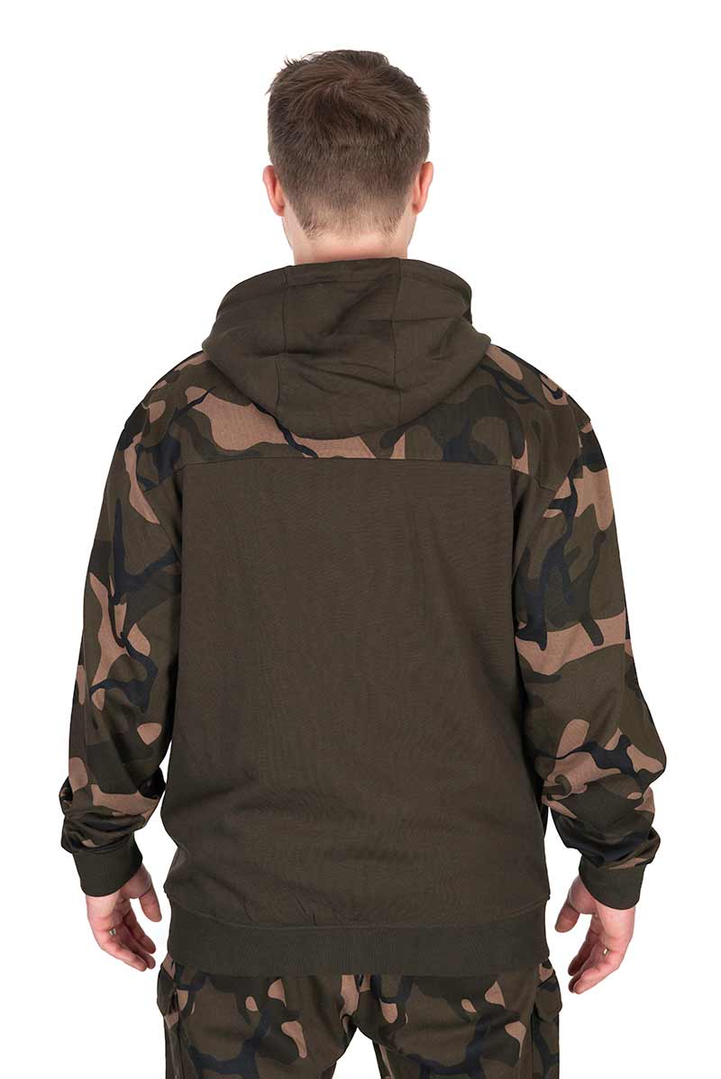 Sweatshirt Fox LW Khaki and Camo hooded zip-up sweatshirt