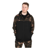 Sweatshirt Fox LW Black and Camo hooded and zippered hoodie