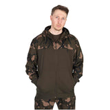 Sweatshirt Fox LW Khaki and Camo hooded zip-up sweatshirt