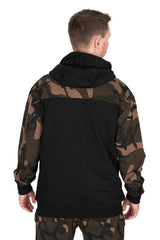 Sweatshirt Fox LW Black and Camo hooded and zippered hoodie