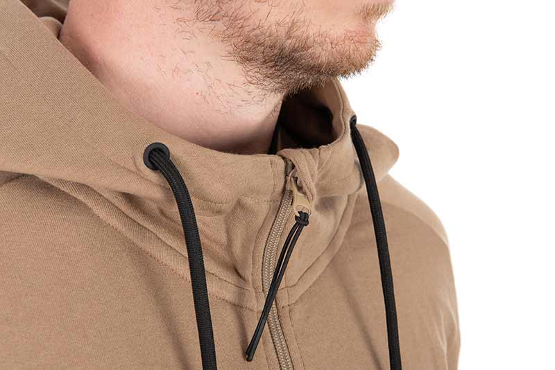 Sweatshirt Fox LW Tan Ltd Edition hooded and zippered hoodie