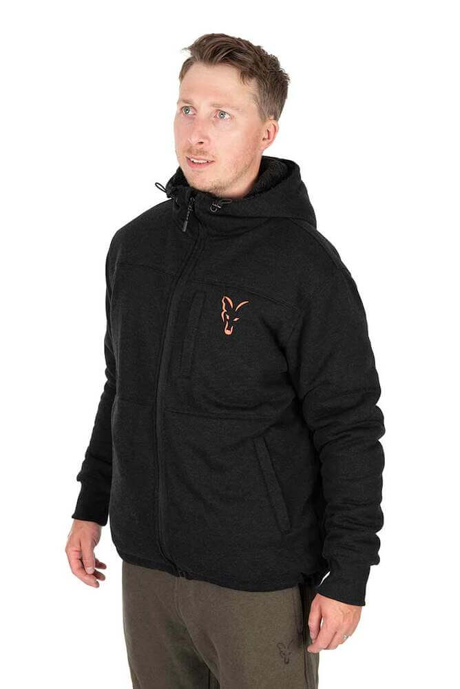 Sweatshirt Fox Sherpa Black/Orange
