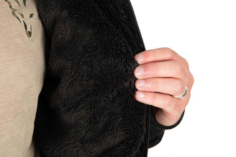 Sweatshirt Fox Sherpa Black/Orange