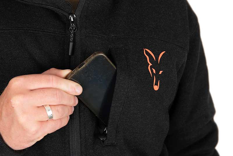 Sweatshirt Fox Sherpa Black/Orange