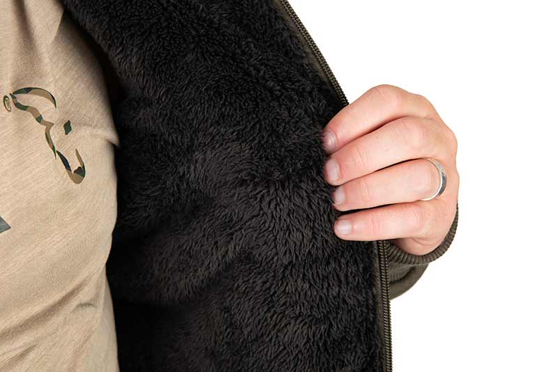 Sweatshirt Fox Sherpa Green/Black
