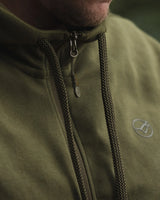 Sweatshirt Korda Kore Zip Pro Green with hood