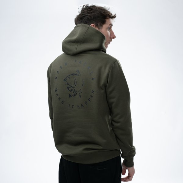 Sweatshirt Nash Make It Happen Carp Logo Green