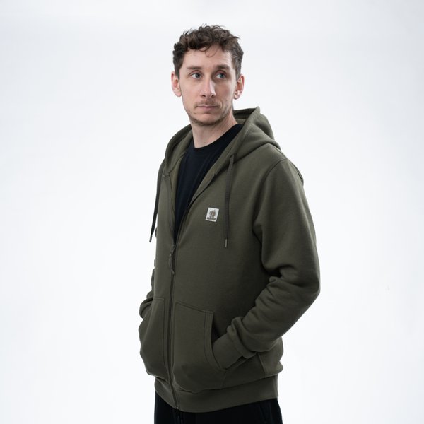 Sweatshirt Nash Make It Happen with zipper Green
