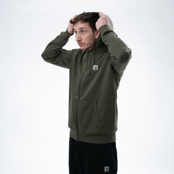 Sweatshirt Nash Make It Happen with zipper Green