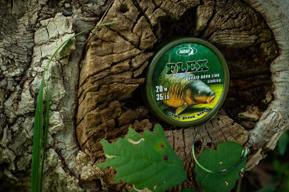 Braided Katran Coated Hooklink Flex 25 lb 20 m