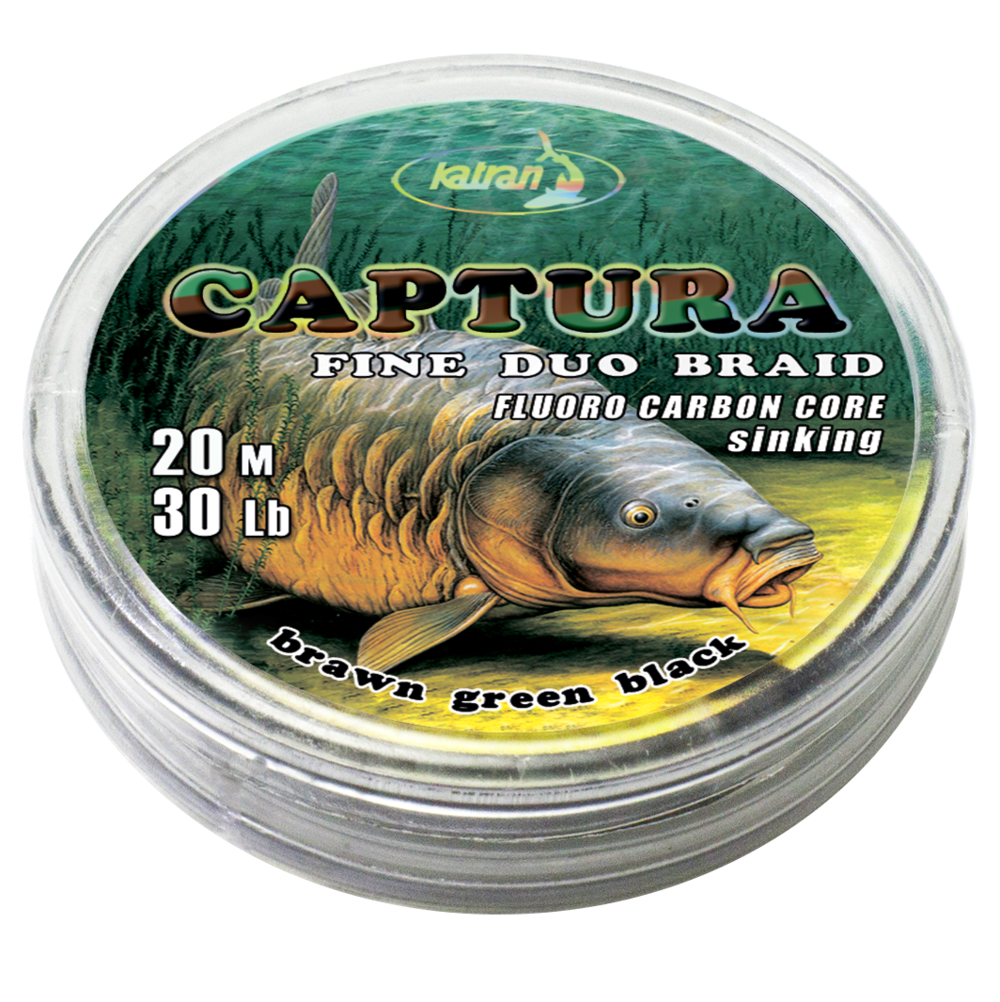 Braided Katran Duo Hooklink Catch 30 lb 20 m