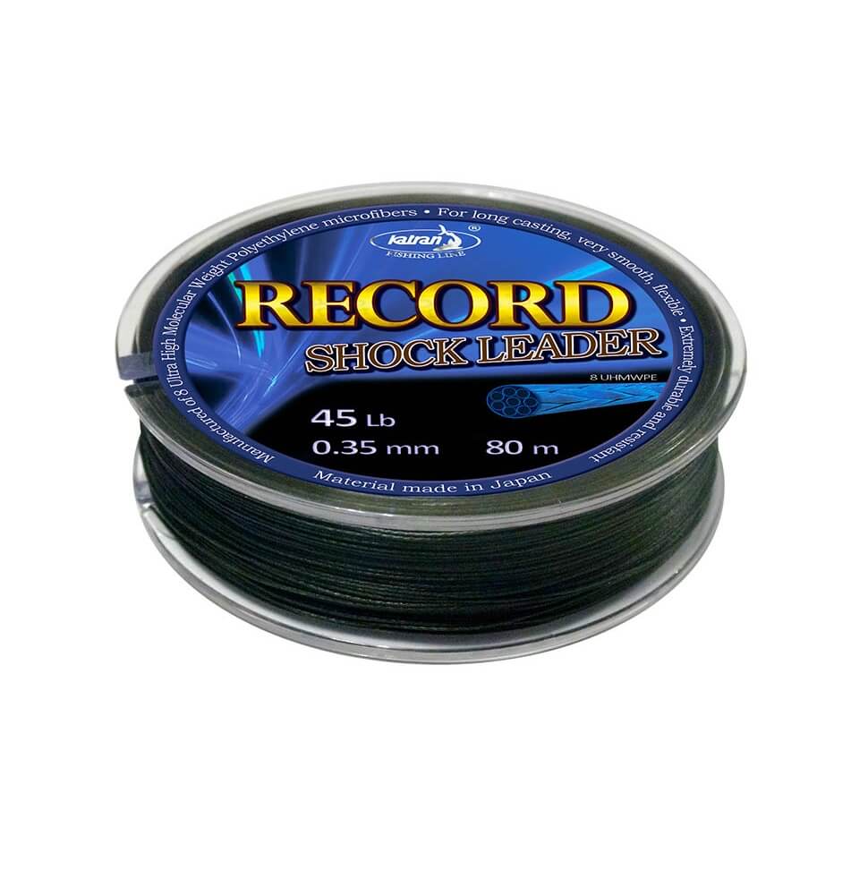 Braided Katran Shock Leaders Record 60 lb 80 m