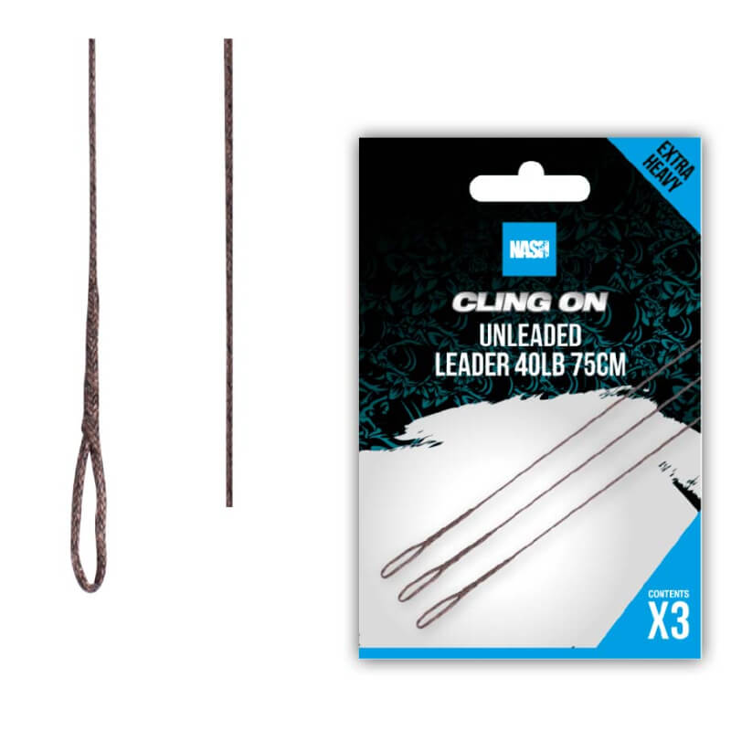 Unleaded Leader Cling On Nash 40 lb