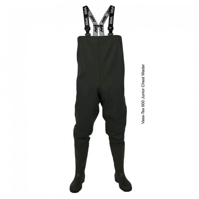 Waders Vass Tex 600-70J Chest Junior Green