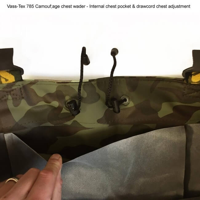 Waders Vass Tex 785 E Series Chest Camo