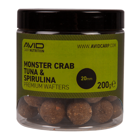 Wafters Avid Carp Premium Monster Crab Tuna & Spirulina 20 mm - Tienda Carpfishing