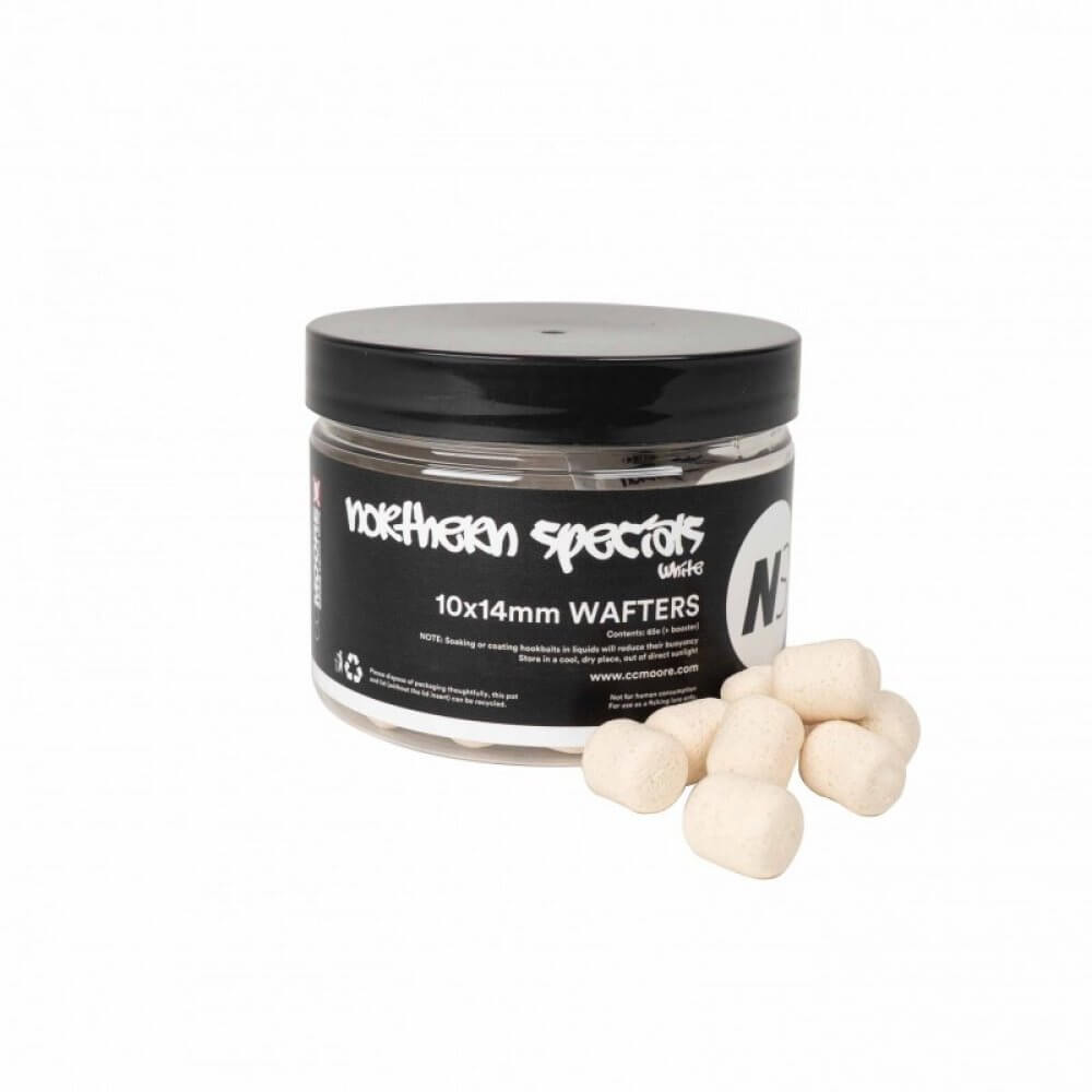 Wafters Dumbells Ccmoore NS1 White 10-14 mm