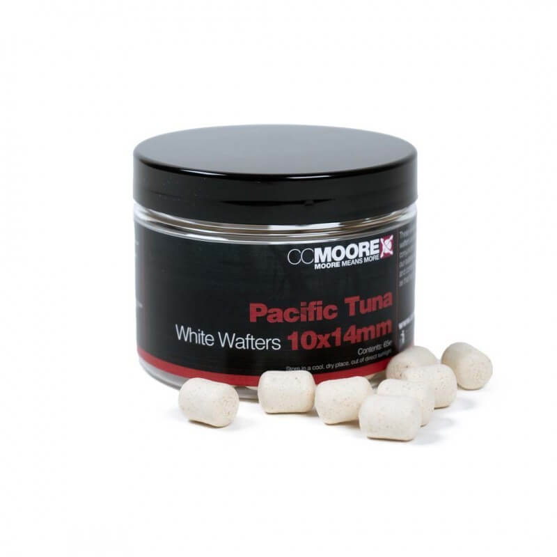 Wafters Dumbells Ccmoore Pacific Tuna White 10-14 mm