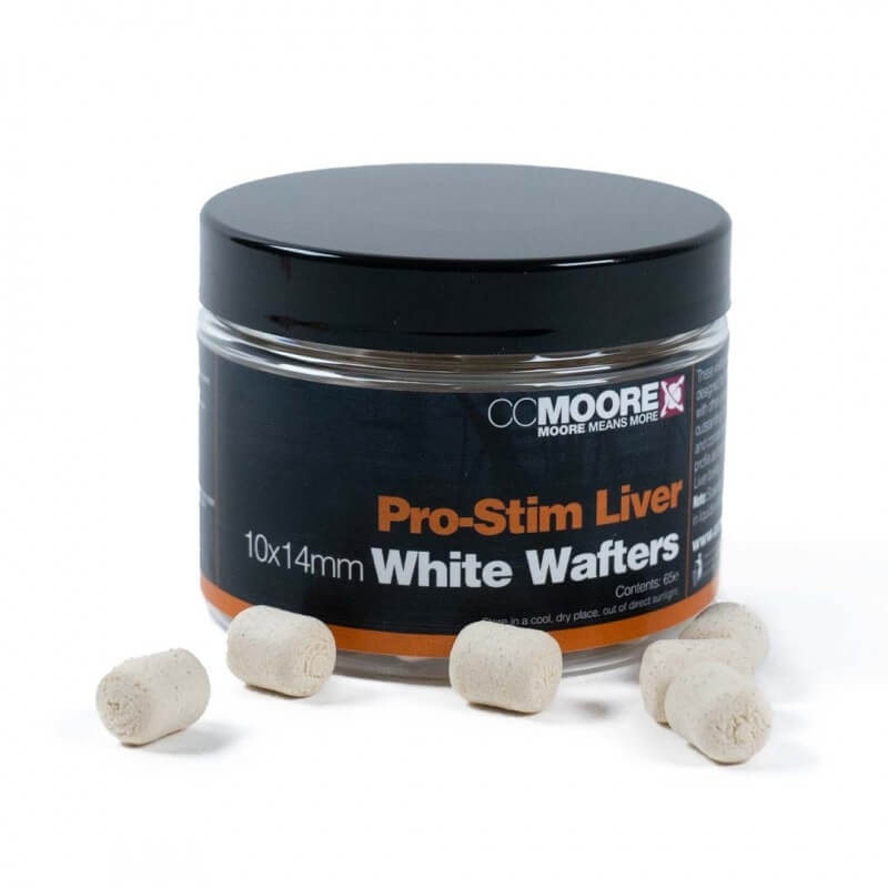 Wafters Dumbells Ccmoore Pro-Stim Liver White 10-14 mm
