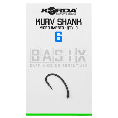 Anzuelos Korda Basix Kurv Shank - Tienda Carpfishing