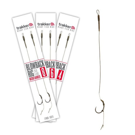 Anzuelos montados Trakker Blowback Rig - Tienda Carpfishing