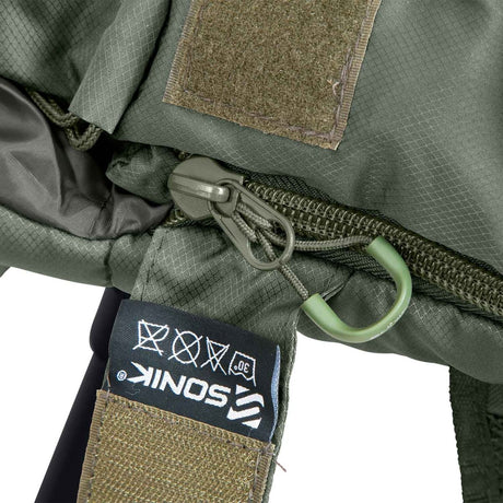 Bed Chair con saco de dormir Sonik Bank - Tek 5 estaciones ancho - Tienda Carpfishing