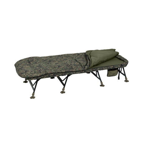 Bed Chair con saco de dormir Trakker Levelite ELS - MF - Tienda Carpfishing