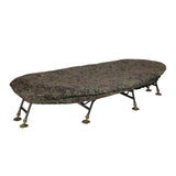 Bed Chair con saco de dormir Trakker Wide Levelite Oval MF - HDR - Tienda Carpfishing